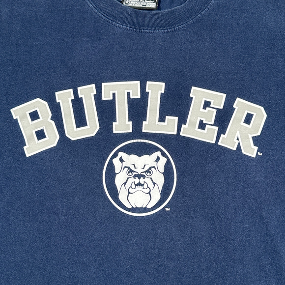 Vintage Butler University Shirt Adult SMALL Blue Bulldog Steve Barrys Sports Y2K - Picture 2 of 5